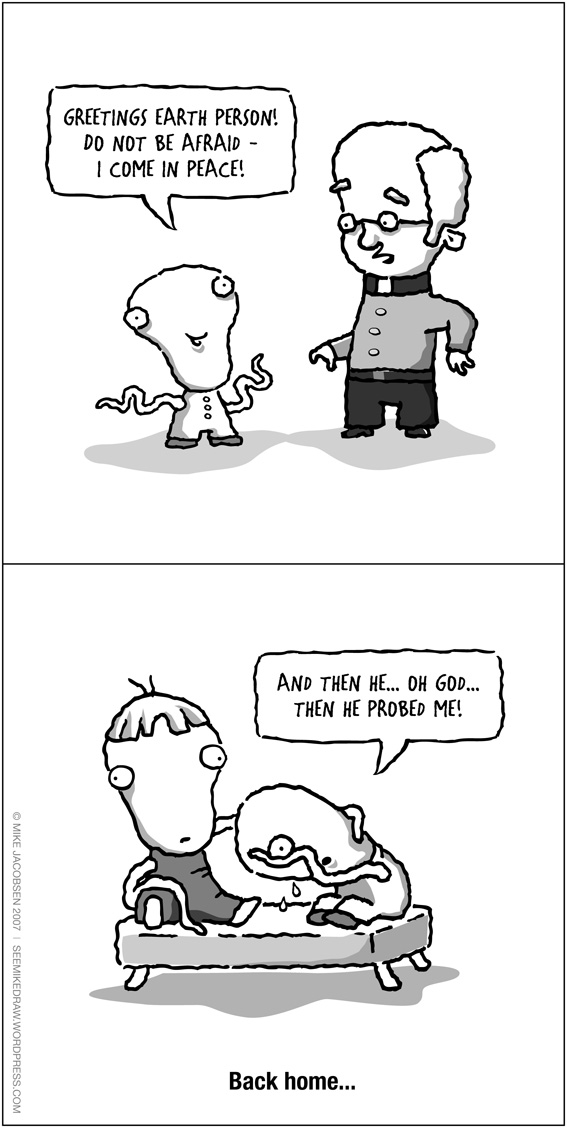 Funny Aliens Cartoon